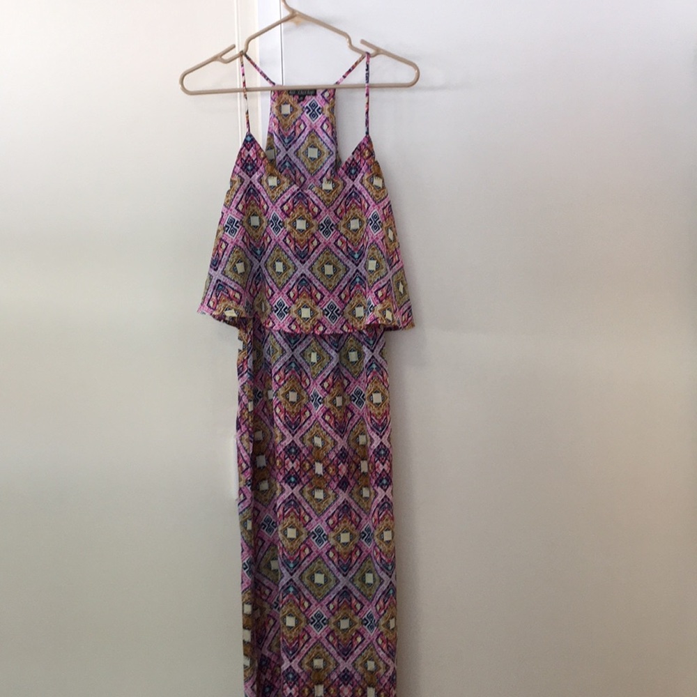Geometric maxi dress - sz medium